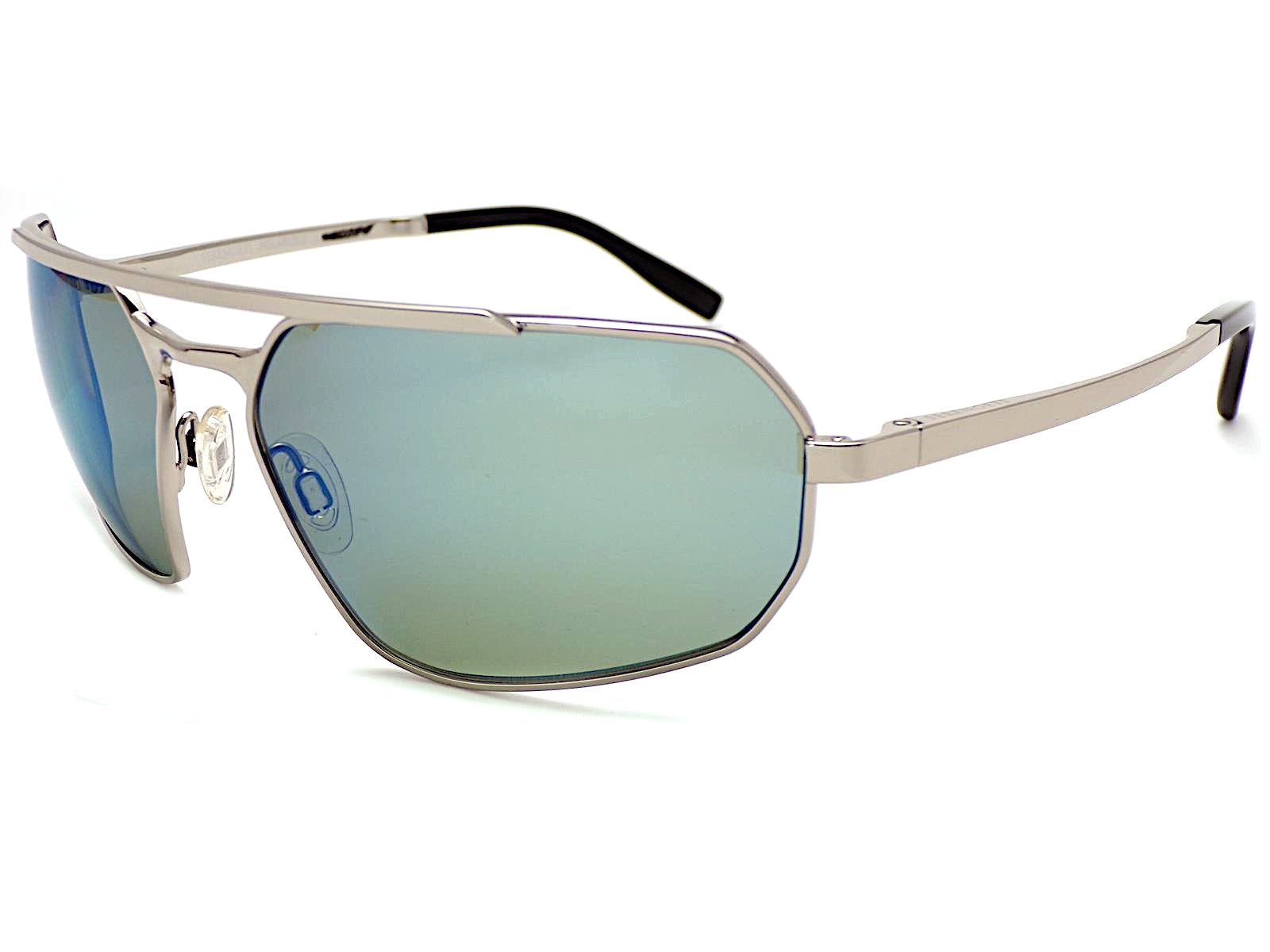 Serengeti Hinkley Polarized Sunglasses Silver /555nm Blue Mirror