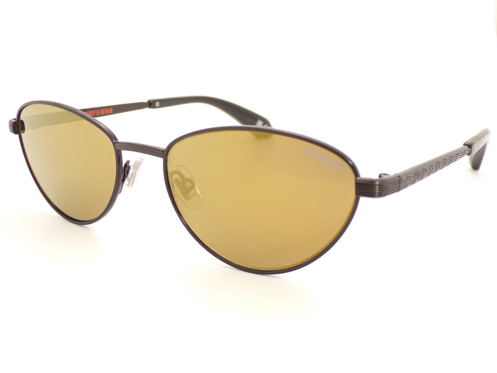 専用☺︎ Superdry 5002 Sunglasses Gloss Black with Gold Mirrored Lenses 204